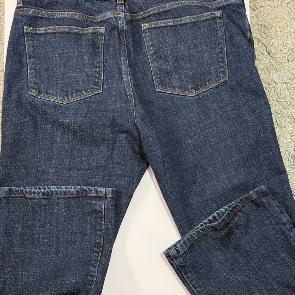Ralph Lauren Jeans Women's size 16 Dark Blue straight classic 99% cotton plus